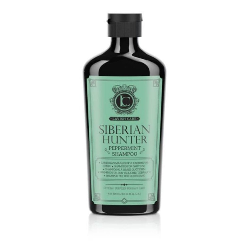 ШАМПОАН ЗА ЕЖЕДНЕВНА УПОТРЕБА С МЕНТОЛ LAVISH CARE  – SIBERIAN HUNTER 300ml