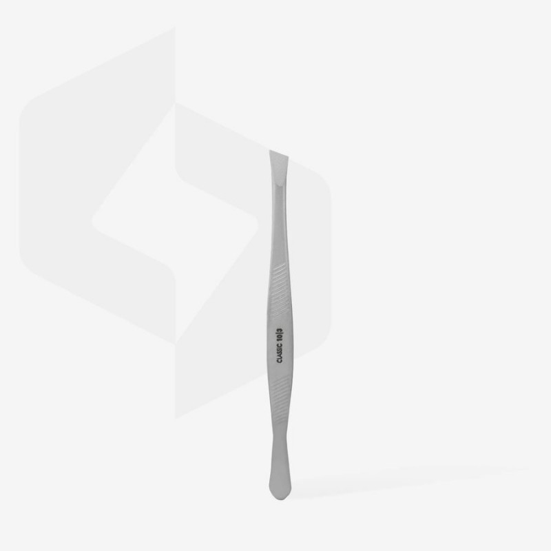 Staleks CLASSIC 10 TYPE 3 – пинсета за вежди с широко скосено острие