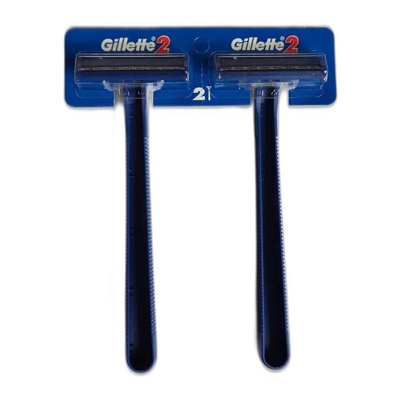 Gillette 2 еднократна самобръсначка с двойни остриета 2бр.